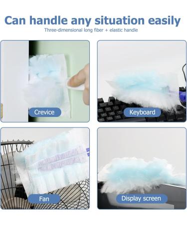 30Pcs Duster Refills with 1 Short Handle Disposable Cobweb Duster Heads Static Dust Removal Dusting Tools Hand Dusters for Blinds Cleaning Supplies - Buy Online on GoSupps.com
