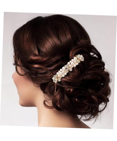 MAGICLULU Alloy Rhinestone Hair Comb Wedding Hair Comb Rhinestone Headpiece for Women Rhinestone Hair Clips Bridal Hair Pin Wedding Bridal Hair Comb Tiara Crystal Pearl Bride Rhinestones - Buy Online on GoSupps.com