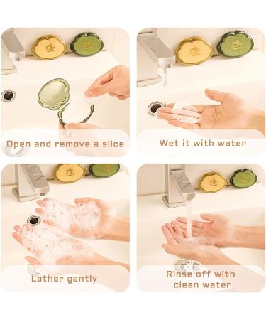 MOGURI Disposable Travel Soap Leaves - 150 Pocket Sized Foaming Paper Soaps for Easy Hand Washing on the Go - Buy Online on GoSupps.com