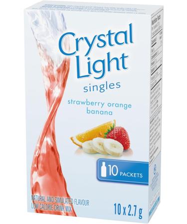 Crystal Light Strawberry Orange Banana Singles 27g (12 Boxes of 10 Packets) - Buy Online on GoSupps.com