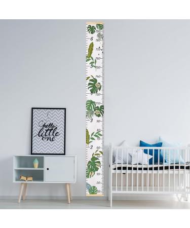 MHJY Kids Height Measure Wall Chart - Tropical Jungle Theme - 7.9'' x 79'' Canvas Growth Chart for Boys and Girls - Buy Online on GoSupps.com