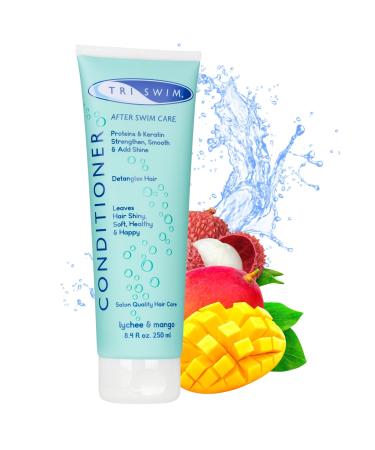 TRISWIM Moisturizing Hair Regenerating Conditioner for Swimmers Lychee Mango 1 Pack (1 x 250ml) 250 ml (1 Pack) - Buy Online on GoSupps.com
