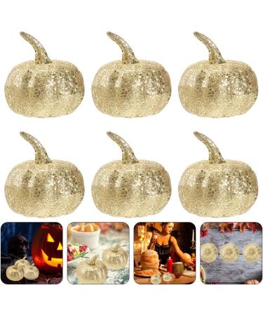 HOMSFOU 12 Pcs Artificial Pumpkin Halloween Fake Pumpkin Faux Pumpkin Props Halloween Diy Pumpkins Christmas Kitchen Cabinet Decor Food Toy Halloween Party Ornament Groceries Foam Fruit - Buy Online on GoSupps.com