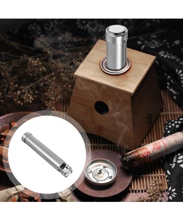 Exceart Smoke-Free Moxa Sticks Holder & Roller Stick - Stainless Steel Moxibustion Tool - Buy Online on GoSupps.com