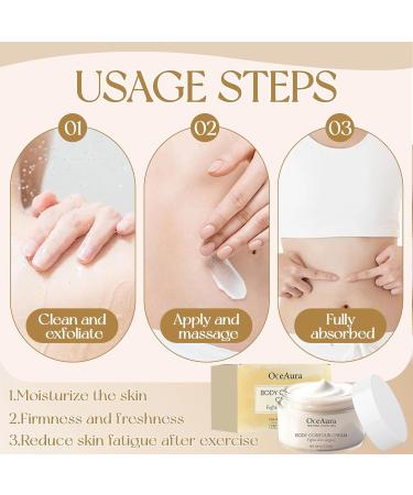 Ourdort 100 ml intensively firming body cream firming body cream contains shea butter glycerin hyaluronic acid firming nourishes - Buy Online on GoSupps.com