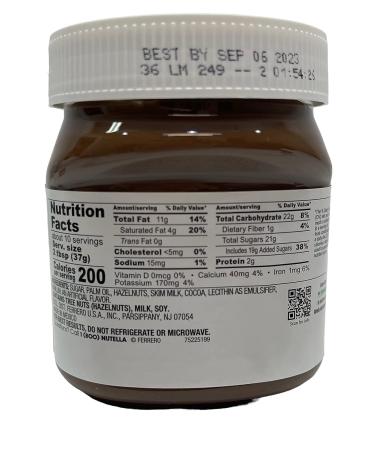 Nutella Hazelnut Sandwich Dessert Spread Bundle | (2) 13 oz Jars + Recipe Card - Buy Online on GoSupps.com
