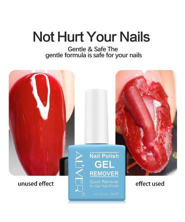 Quick Gel Nail Polish Remover Kit | Remove Gel Polish in 3-5 Minutes | Includes Cuticle Oil & Latex Tape | Easy & No-Soak Gel Remover - Buy Online on GoSupps.com