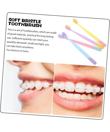 Gatuida 10-Pack Soft Toothbrushes for Optimal Oral Hygiene | Travel-Friendly Manual Brushes - Buy Online on GoSupps.com