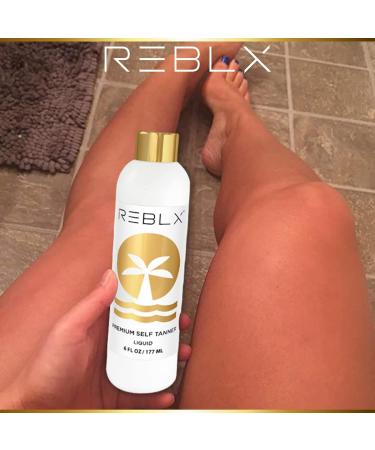 REBLX Premium Self Tanner - Natural Vegan Sunless Tanner for Face & Body - Cruelty-Free, Made in USA - Buy Online on GoSupps.com