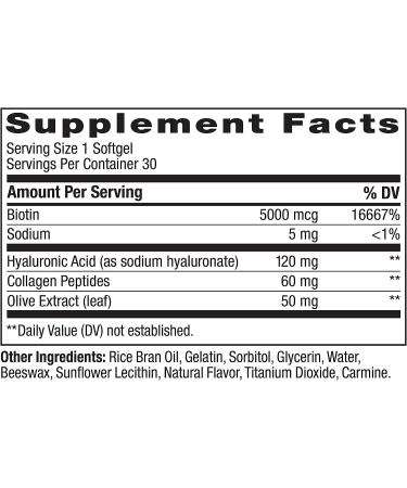 OLLY Ultra Strength Beauty Softgels - 30 Servings (Pack of 1) Bottle - Buy Online on GoSupps.com