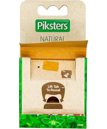Piksters Natural Dental Floss - Biodegradable 25m - Spearmint Green Mint | Eco-Friendly Dental Care - Buy Online on GoSupps.com