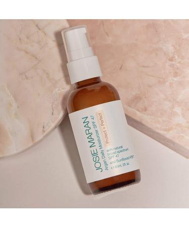 Josie Maran Argan Daily Moisturizer SPF 47 - Lightweight Non-Greasy Sunscreen | Chemical-Free Protection from Sun Damage (60ml/2.0oz) - Buy Online on GoSupps.com