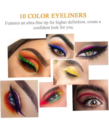 Beavorty 30 Pcs Colored Liquid Eyeliner Colored Eyeliner Matte Liquid Eyeliner Colors Eyeliner Pen Eyes - Buy Online on GoSupps.com