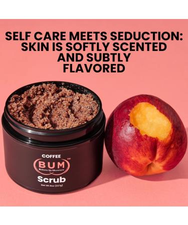 Bum Prebiotic Fiber Gummies and Exfoliating Coffee Scrub 2oz Bundle Gut Health Bloating Relief Fresh-Smelling Smooth Skin Bottom Confidence - Buy Online on GoSupps.com