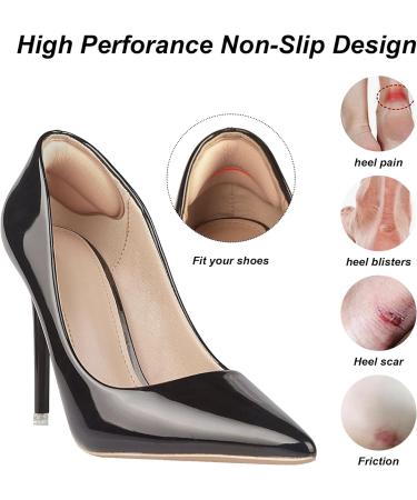 Comfort Foam Heel Grips & Pads Protect Against Blisters & Heel Pain (4 Pairs) for Loose Shoes International Shipping - Buy Online on GoSupps.com