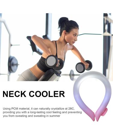Portable Neck Cooler | Personal Cooling Tube for Hot Weather | Wearable Ice Cooling Neck Tubes Hands- Neck Bands Coolers Ice Rings Neck Coolers for Hot Weather Apujent Hot Pink - Buy Online on GoSupps.com
