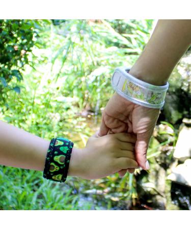 PARA KITO Mosquito Repellent Kids Wristband - Avocado | Effective & Stylish Protection for Kids | Shop Worldwide - Buy Online on GoSupps.com