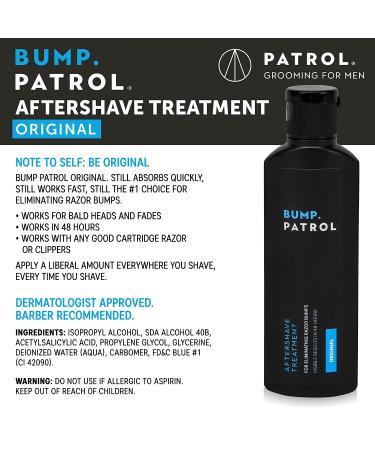 Bump Patrol After Shave Serum 4oz - Men & Women Razor Bump Treatment - Buy Online on GoSupps.com