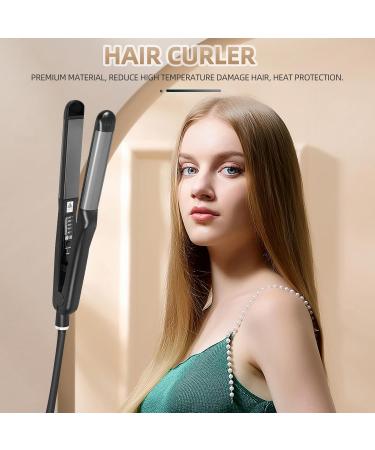 FRCOLOR 2-in-1 Hair Curling Iron & Flat Iron - Ultimate Hair Straightener & Curler for All Hairstyles International Shipping Available - Buy Online on GoSupps.com