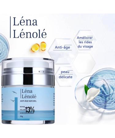 L NA L NOL - Anti-Wrinkle Cream for Women & Men - Anti-Aging & Dark Circles - Hyaluronic Acid - Retinol Collagen Vitamin C Plants - All Skin Types - 100% Natural and Vegan - Highly Concentrated (13%) - Buy Online on GoSupps.com