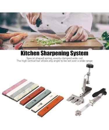 Professional Knife Sharpening Stone Kit - Fixed Angle Whetstone Set for Fine Grinding & Polishing | Ideal Kitchen Knife Sharpener - Buy Online on GoSupps.com