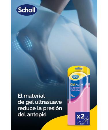 Scholl Gel Activ Women Insoles for Open Shoes - Comfortable & Supportive Footwear Inserts | International Shipping Available - Buy Online on GoSupps.com