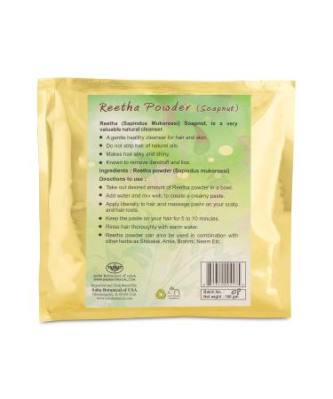 Buy Reetha Aritha Soapnut Powder 100g | Organic Natural Cleanser for Hair & Skin - International Shipping Available - Buy Online on GoSupps.com