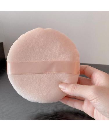 Oversized boxed Powder Puff with 5.1in flocking sponge suitable for large area body puff and face setting powder puff - Buy Online on GoSupps.com