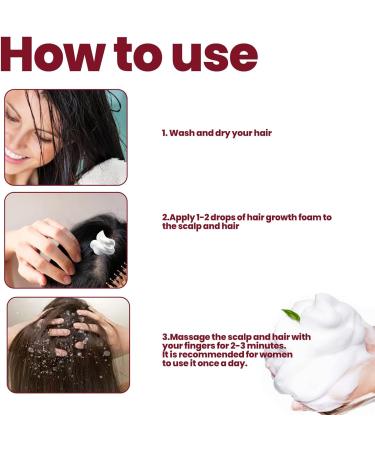 JITASHWA Hair Growth Foam Hair Regrowth Treatment for Women & Men Hair Regrowth Scalp Foam Hair Loss Solution Hair Thickening Product - Buy Online on GoSupps.com