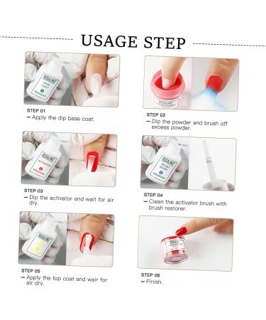 OHPHCALL 12pcs Nail Dipping Powder Nail Art Supplies Nail Gel Polish Nail Supplies Diy Nail Powder Manicure Supplies False Nail Powder Diy Nail Art Design Environmental Protection Pet Flash 3x3cm As Shown 1 - Buy Online on GoSupps.com