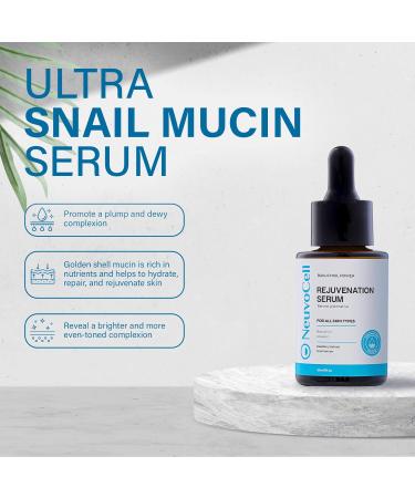 Ultra Snail Mucin Serum Anti-Wrinkle Face Serum with Hyaluronic Acid & Aloe | Reduces Fine Lines & Wrinkles | 1fl. Oz - Shop Internationally - Buy Online on GoSupps.com