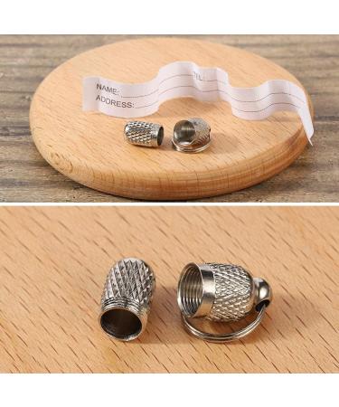 fanshiontide 6 Pcs Pet ID Tube Tags Barrel Tube Collars for Pet Metal ID Collar Tags for Dog Cat Address Name Label Tube Prevent Pet Lost - Buy Online on GoSupps.com