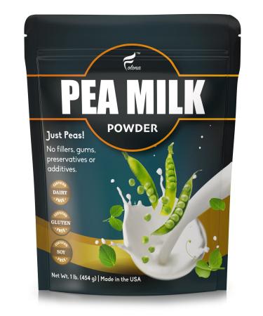 Folona Unsweetened Pea Milk Powder, Sugar Free Non-dairy Coffee Creamer. Perfect for Tea, Smothie, and Cooking - Vegan, Keto, Paleo Friendly - 1lb Plant Based Milk With 7.2 g Pea Protein Per Serving, Shelf Stable. Free of