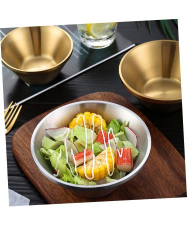 Alipis Style Metal Silver Sauce Steel Pudding Bucket Candy Korean Household Soup Cream Stainless Kitchen 13X6.5X6CM Silver - Buy Online on GoSupps.com