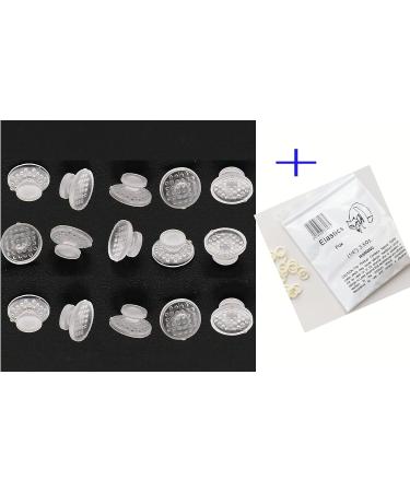 Orthodontic Composite Lingual Buttons - Pack of 10 Transparent Round Base | Dental Bondable Buttons - Buy Online on GoSupps.com