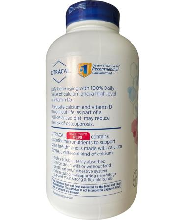 Citracal Calcium Citrate Caplets + D3 280 ct. (Packaging May Vary) - Buy Online on GoSupps.com