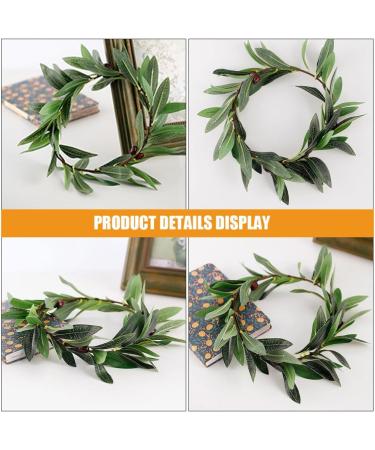 Beaupretty Green Leaf Headband Artificial Green Leaf Crown Eucalyptus Flower Wreath Floral Headband for Women Girls Bridal Bohemian Headpiece Photo Prop - Buy Online on GoSupps.com
