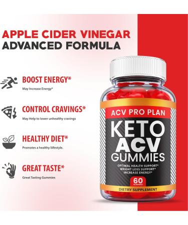 Acv Pro Plan Keto Gummies - Official Formula Vegan - Acv Pro Plan Keto Acv Gummies with Apple Cider Vinegar Vitamin B12 B6 Beet Root Juice Weight Shark Loss Tank Pomegranate Juice (60 Gummies) - Buy Online on GoSupps.com