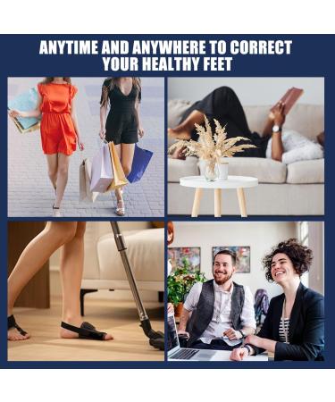 Buy Linxiu Hallux Valgus Correction Rail - Non-Slip Bunion Toe Spreader & Corrector Bandages (2 Pieces) for Day & Night Support - International Shipping Available - Buy Online on GoSupps.com