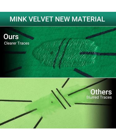 MSOAT Golf Swing Mat w/ Impact Traces | Portable Training Aids for Backyards | Velvet Material | Accustrike Technology | Darker Green - Buy Online on GoSupps.com