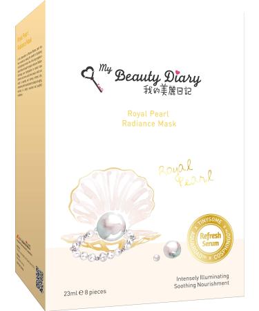 My Beauty Diary Royal Pearl Radiance Facial Face Mask (8 Sheets) - New English Version