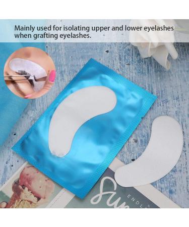 50 Pairs Anti-Aging Eye Pads for Eyelash Extensions - Lint-Free Hydrogel Gel Patch (Blue) | Professional Eye Care - Buy Online on GoSupps.com
