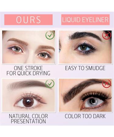 Lacisonpen Microblading Eyebrow Lacison Eyebrow Matezis Eyebrow Fine-Stroke Long Lasting Waterproof And Smudge-Proof Natural Eyebrow Makeup (2Dark brown) - Buy Online on GoSupps.com