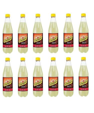 Schweppes Zero agrumi Citrus Lemonade Sugar Free PET 0.6 L Refreshing