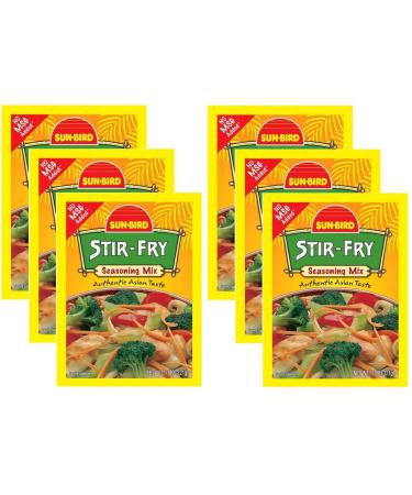 Stir Fry Seasoning Mix Packets - Asian Stir-Fry Recipe - 0.75 Ounces Each (Pack of 6)