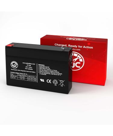 AJC Battery for Enersys NP1.2-6 - 6V 1.3Ah Sealed Lead Acid Battery | International Shipping Available - Buy Online on GoSupps.com