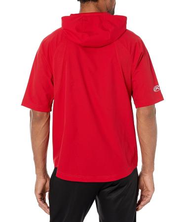 Rawlings Color Sync Adult Men's Large Red Short Sleeve Cage Jacket - Buy Online on GoSupps.com