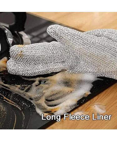 Dishwashing Gloves | Wire Gloves for Cleaning The Home Dishwashing Cleaning Gloves Skin-Friendly Reusable Kitchen Gloves for Washing Dishes Wiping Pots Purble - Buy Online on GoSupps.com