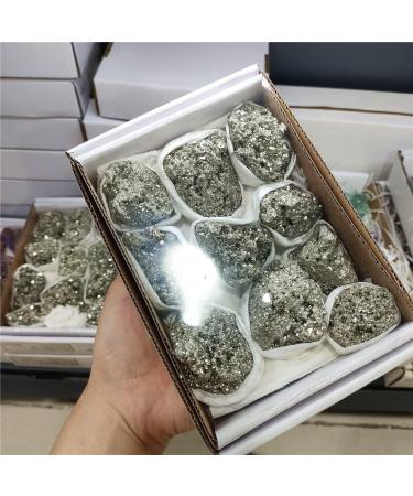 900-1000g 1Box Natural Pyrite Stones and Minerals Crystal geode Crystal Cluster NaturalReiki Decoration Full of Texture - Buy Online on GoSupps.com