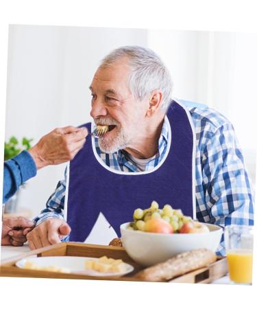 Apron Bibs Adult Eating Bib Household Clothing Protector Bib for Adults for Eating Food Eating Bib Adult Bib Dinner Bib Elder Eat Bib Polyester Neutral1149 - Buy Online on GoSupps.com